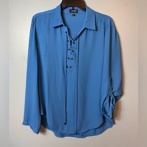 Sky blue blouse -